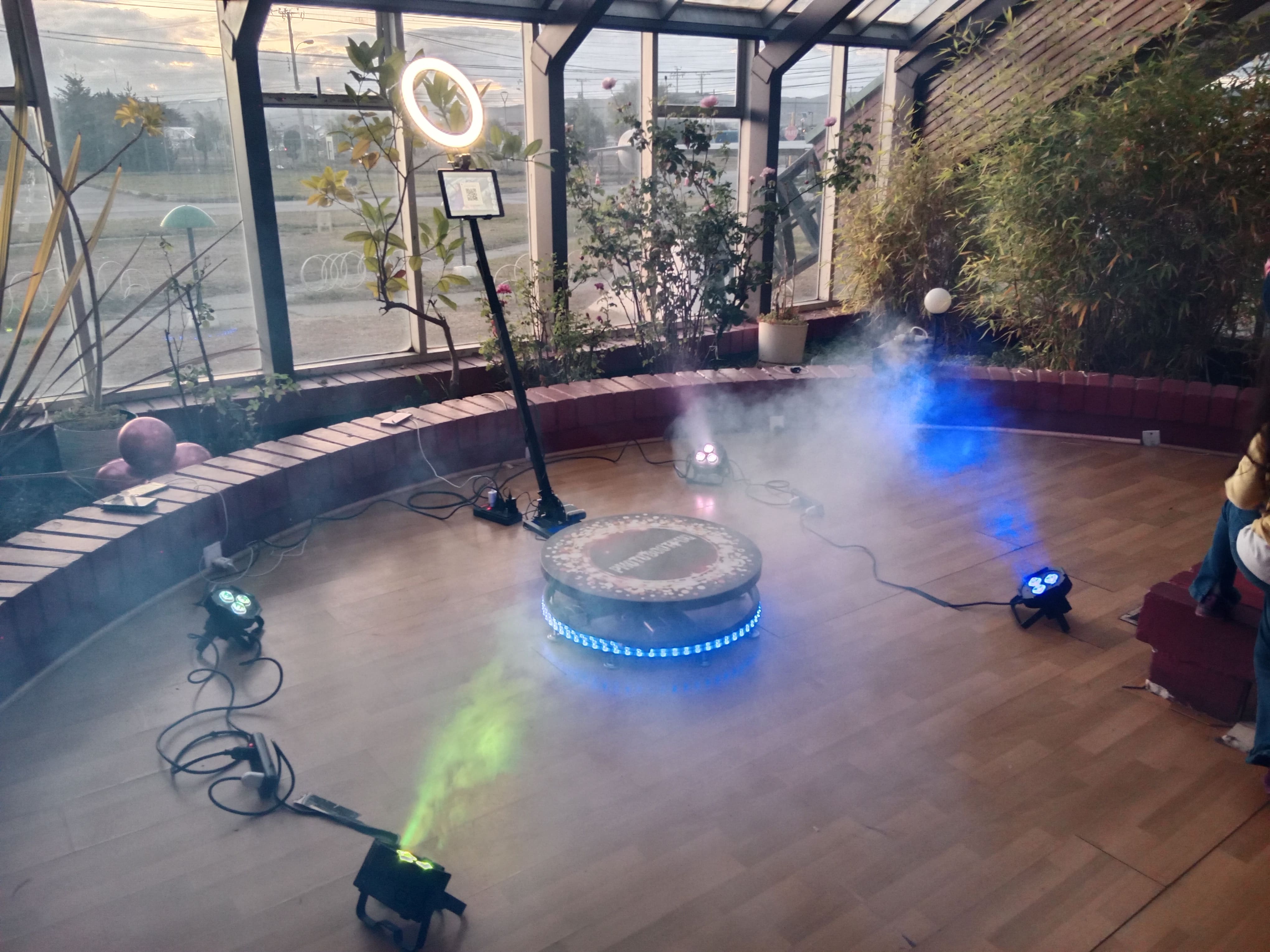 Plataforma 360 DJ Punta Arenas - Vista aérea espectacular para eventos únicos